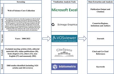 Role of inflammation and immunity in vascular calcification: a bibliometric and visual analysis, 2000–2022